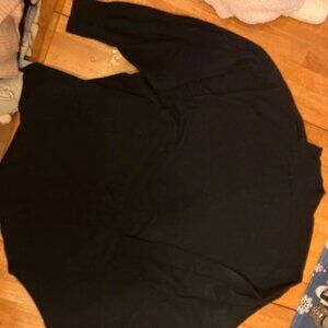 Black Mock Turtleneck Sweater